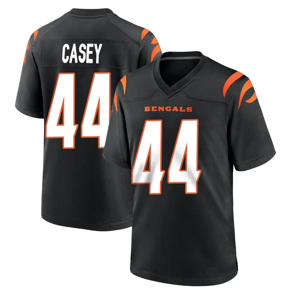 Men's Cincinnati Bengals Aaron Casey Nike Team Color Game Black Jersey Men's Cincinnati Bengals Aaron Casey Nike Team Color Game Black Jersey