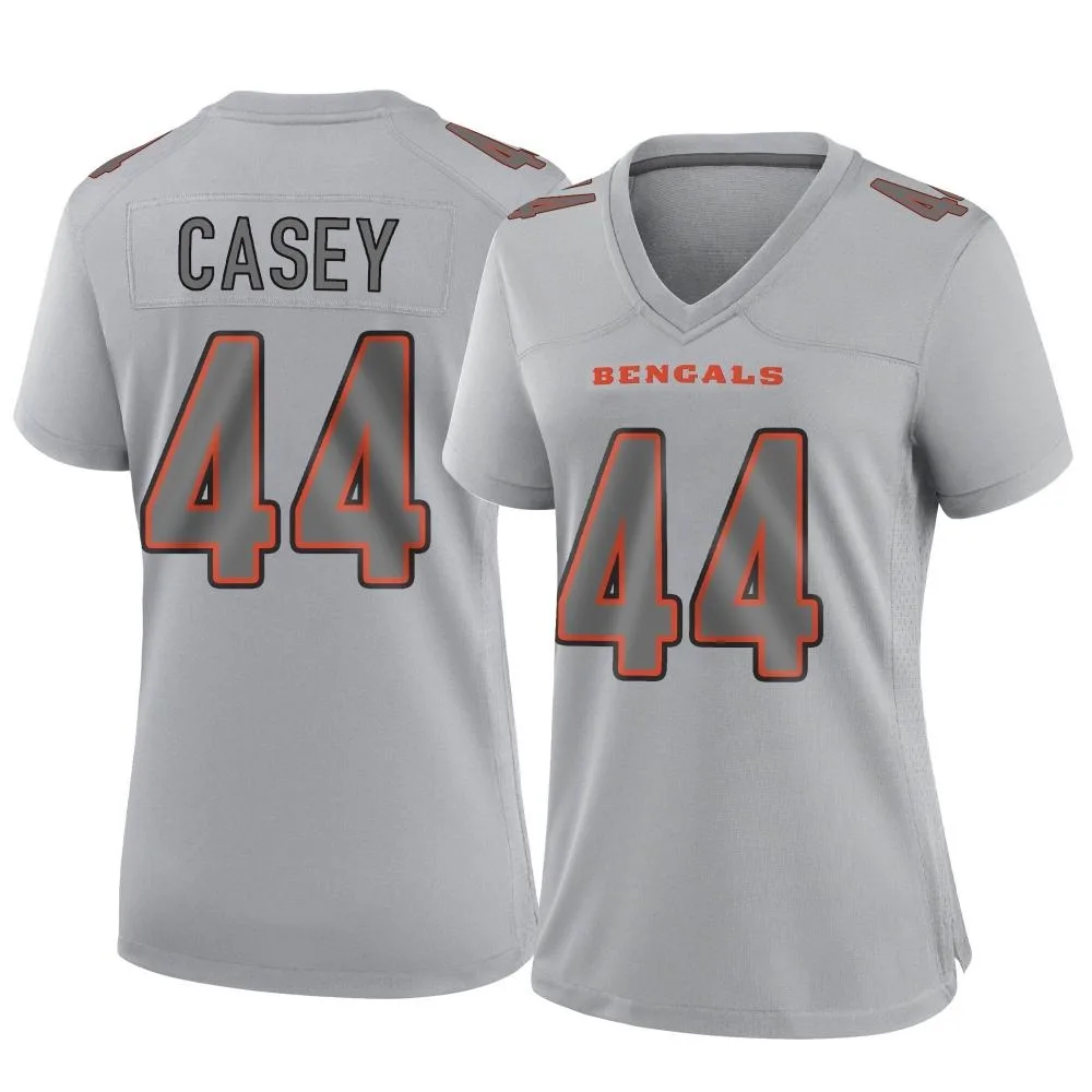 Women's Cincinnati Bengals Aaron Casey Nike Atmosphere Fashion Game Gray Jersey Women's Cincinnati Bengals Aaron Casey Nike Atmosphere Fashion Game Gray Jersey