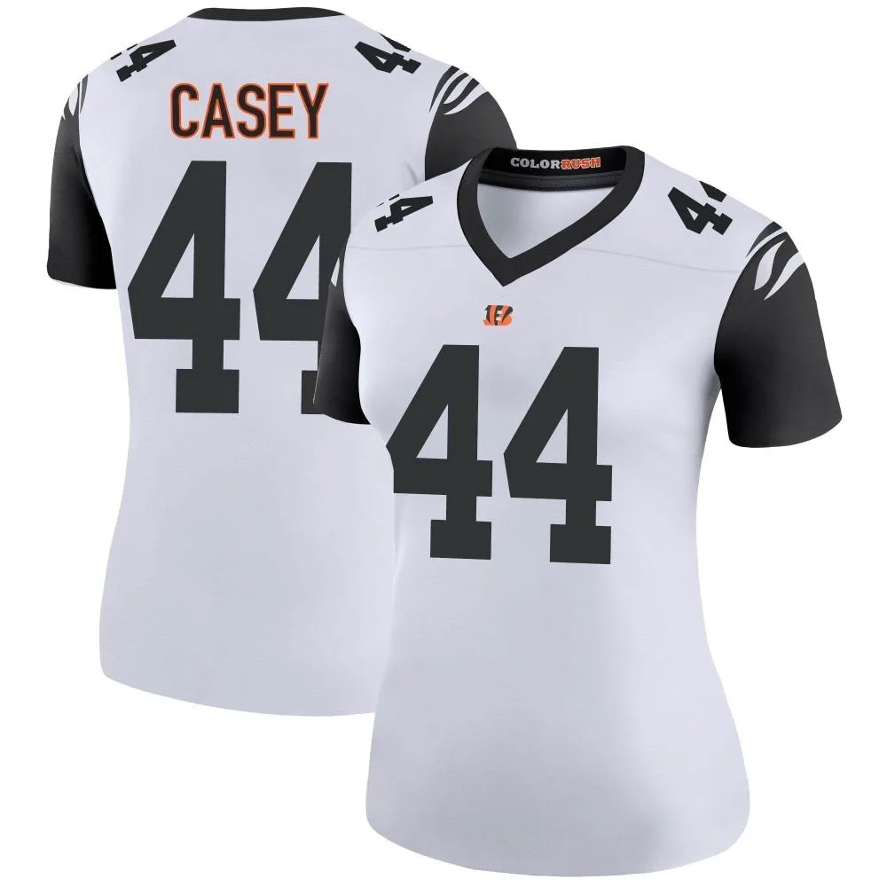 Women's Cincinnati Bengals Aaron Casey Nike Color Rush Legend White Jersey Women's Cincinnati Bengals Aaron Casey Nike Color Rush Legend White Jersey