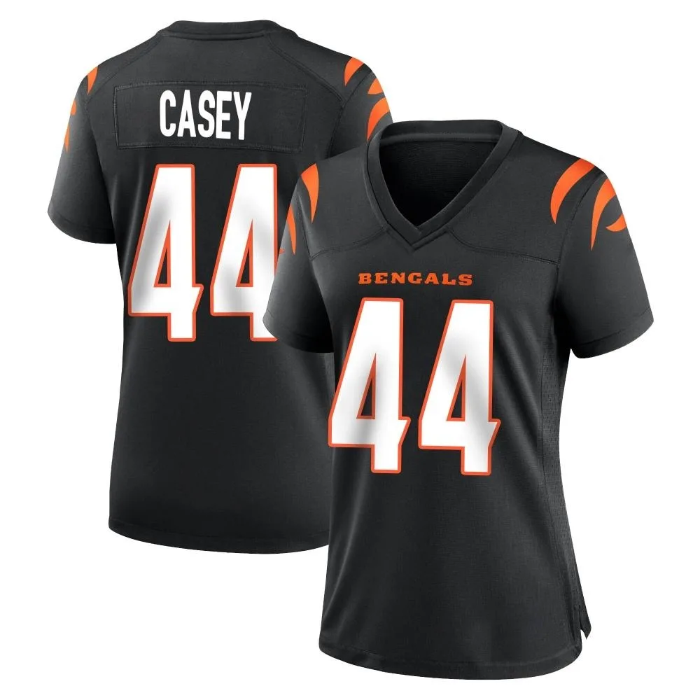Women's Cincinnati Bengals Aaron Casey Nike Team Color Game Black Jersey Women's Cincinnati Bengals Aaron Casey Nike Team Color Game Black Jersey