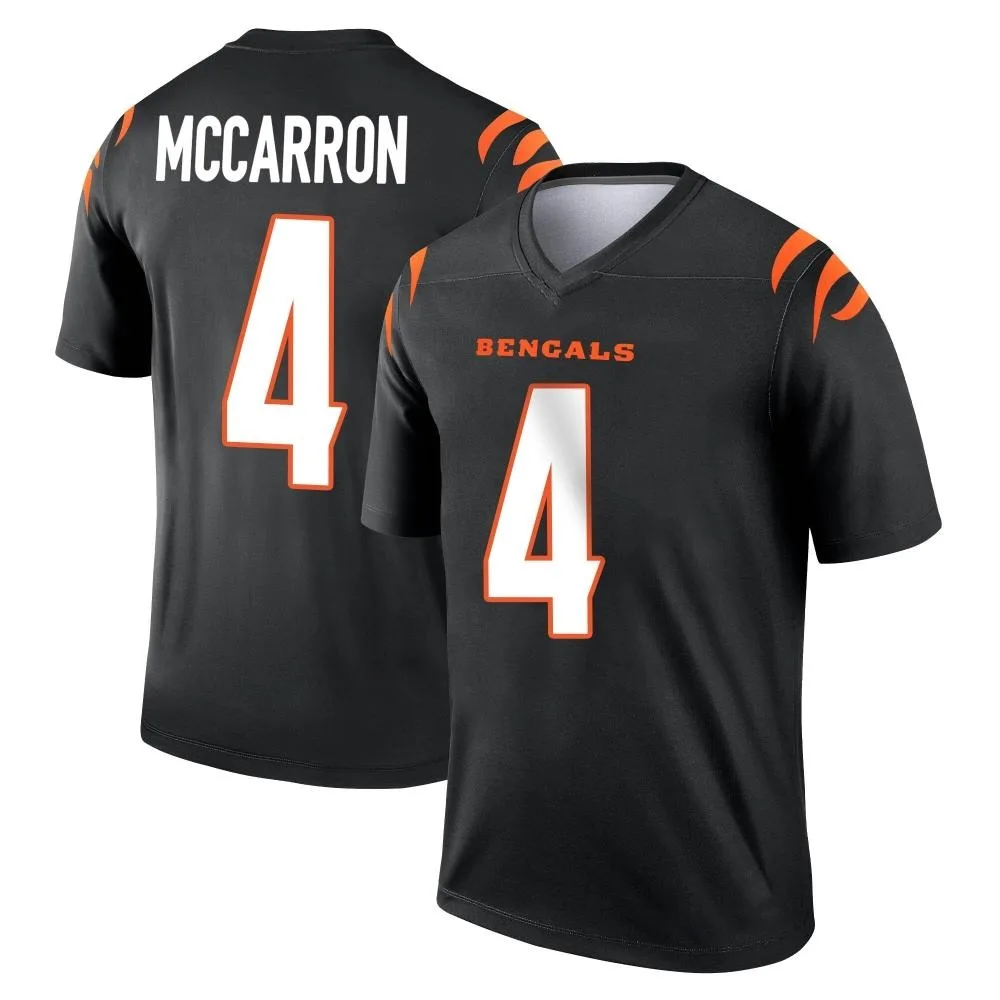 Men's Cincinnati Bengals Aj Mccarron Nike Legend Black Jersey Men's Cincinnati Bengals Aj Mccarron Nike Legend Black Jersey