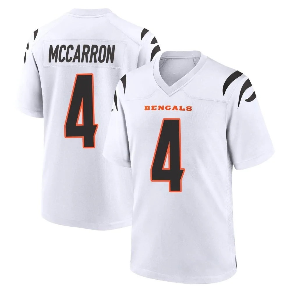 Youth Cincinnati Bengals Aj Mccarron Nike Game White Jersey Youth Cincinnati Bengals Aj Mccarron Nike Game White Jersey