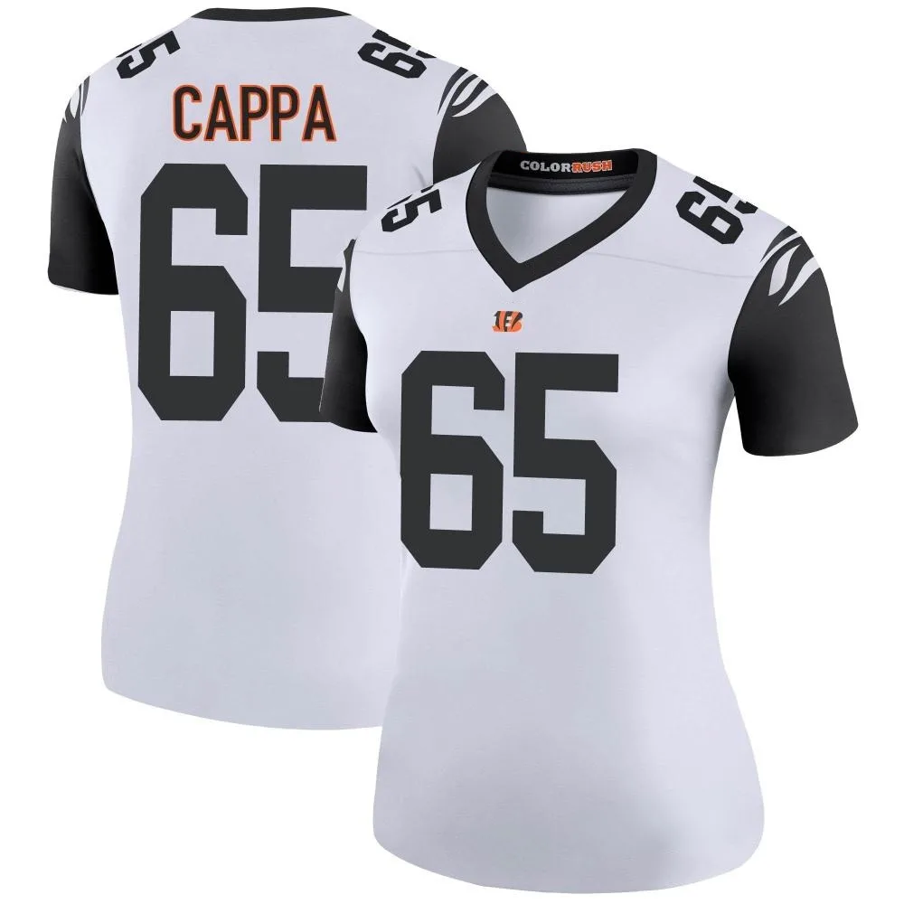 Women's Cincinnati Bengals Alex Cappa Nike Color Rush Legend White Jersey Women's Cincinnati Bengals Alex Cappa Nike Color Rush Legend White Jersey