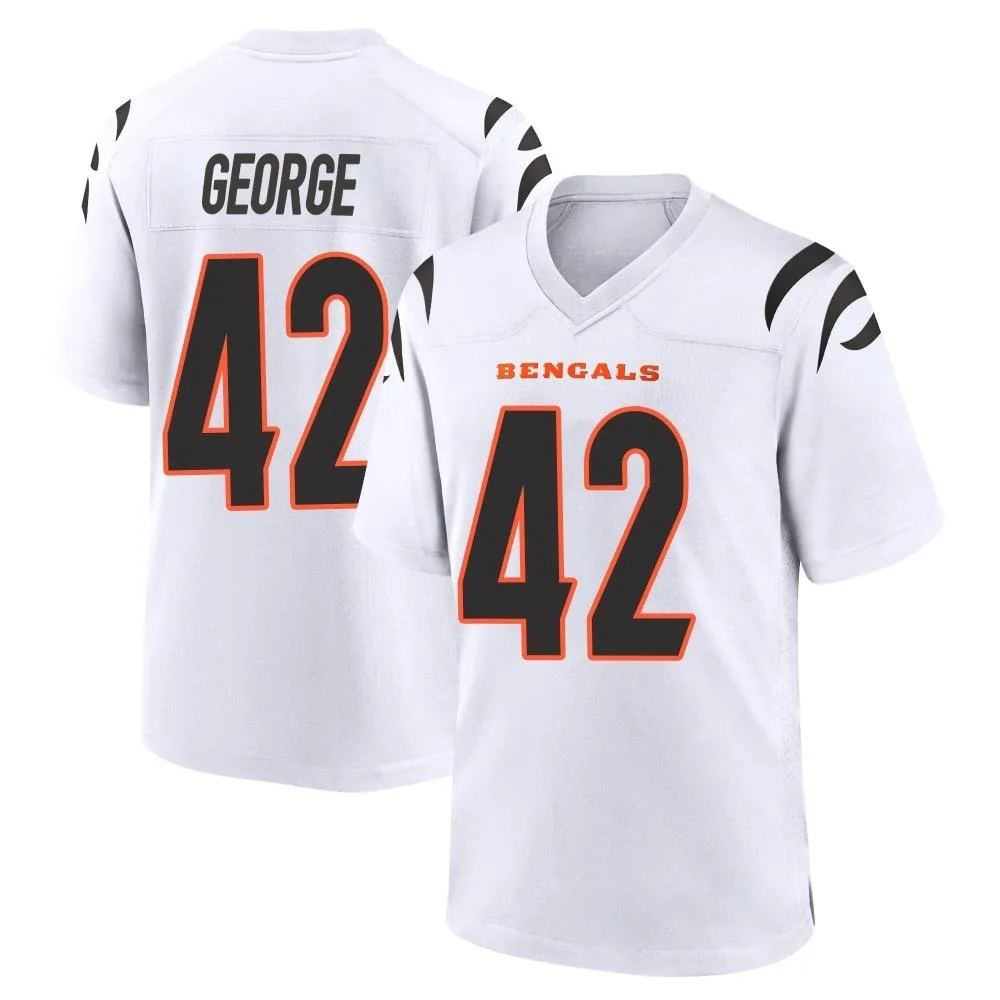Men's Cincinnati Bengals Allan George Nike Game White Jersey Men's Cincinnati Bengals Allan George Nike Game White Jersey