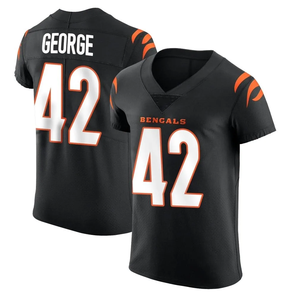 Men's Cincinnati Bengals Allan George Nike Team Color Vapor Untouchable Elite Black Jersey Men's Cincinnati Bengals Allan George Nike Team Color Vapor Untouchable Elite Black Jersey