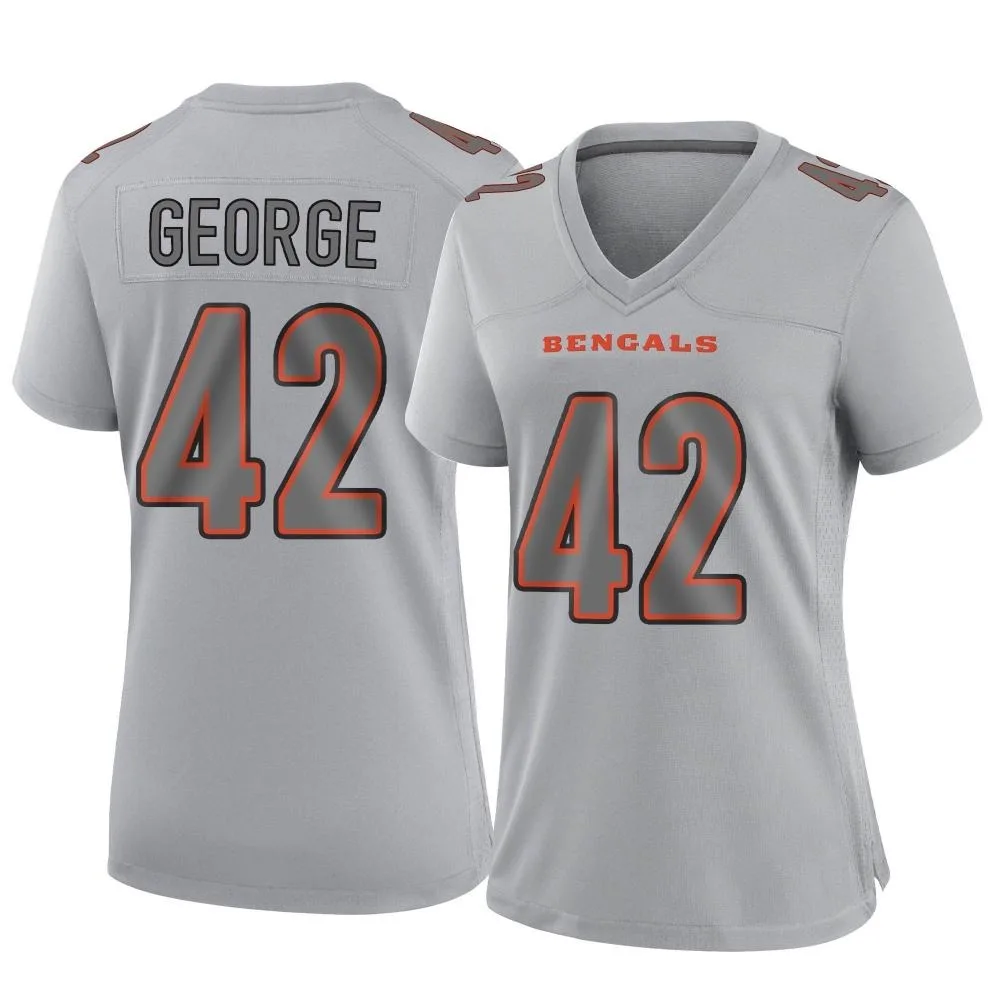 Women's Cincinnati Bengals Allan George Nike Atmosphere Fashion Game Gray Jersey Women's Cincinnati Bengals Allan George Nike Atmosphere Fashion Game Gray Jersey