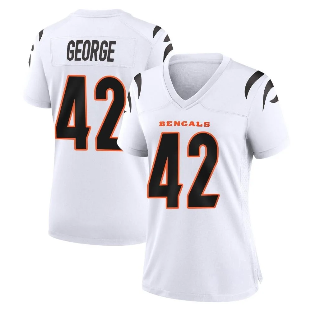 Women's Cincinnati Bengals Allan George Nike Game White Jersey Women's Cincinnati Bengals Allan George Nike Game White Jersey