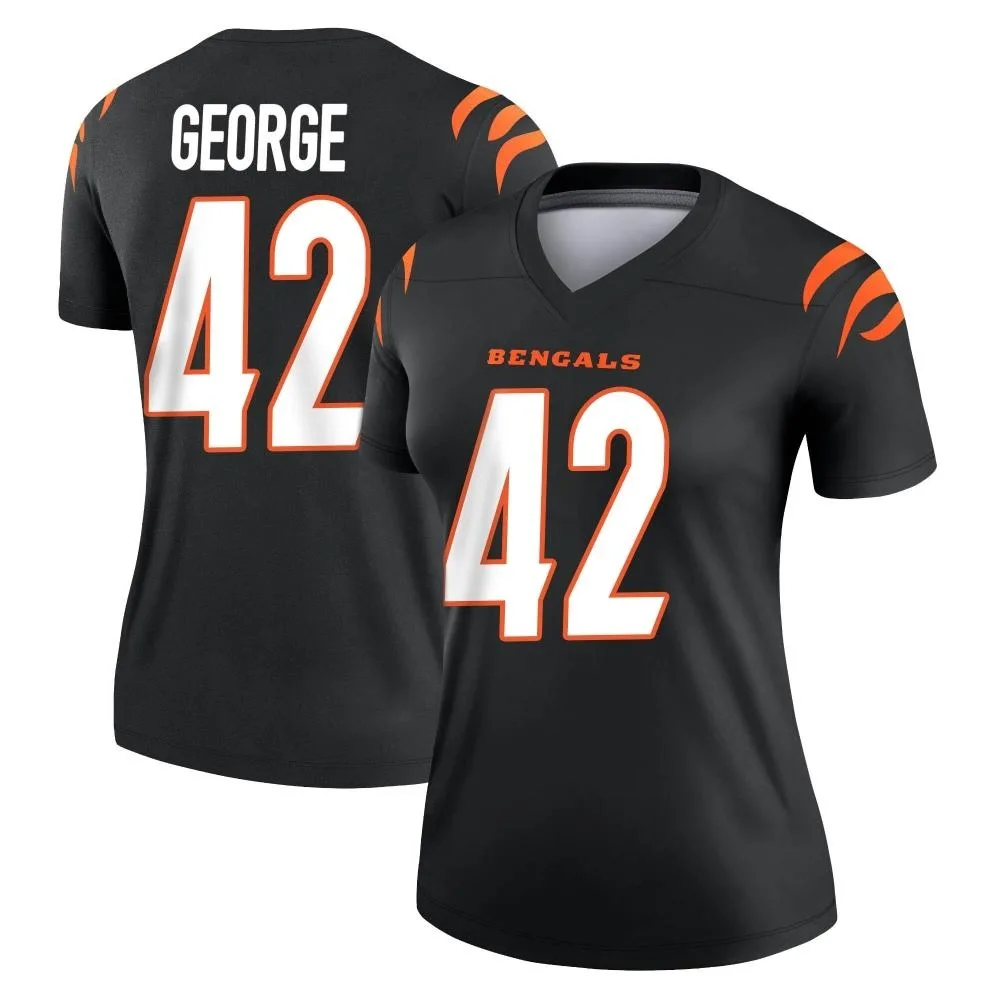 Women's Cincinnati Bengals Allan George Nike Legend Black Jersey Women's Cincinnati Bengals Allan George Nike Legend Black Jersey