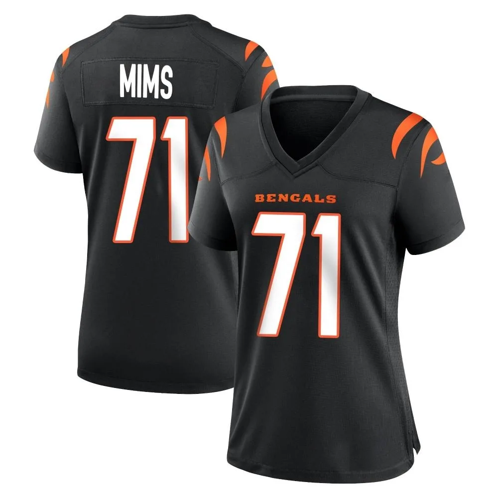 Women's Cincinnati Bengals Amarius Mims Nike Team Color Game Black Jersey Women's Cincinnati Bengals Amarius Mims Nike Team Color Game Black Jersey