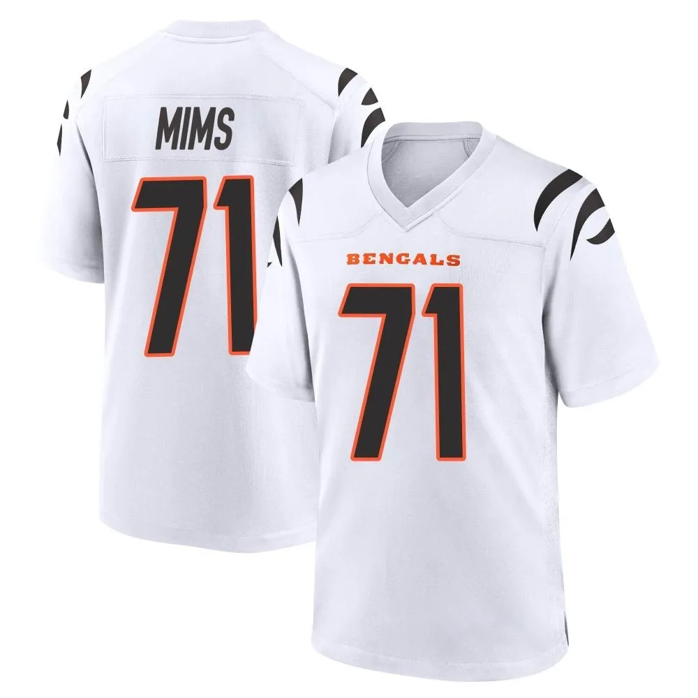 Youth Cincinnati Bengals Amarius Mims Nike Game White Jersey Youth Cincinnati Bengals Amarius Mims Nike Game White Jersey