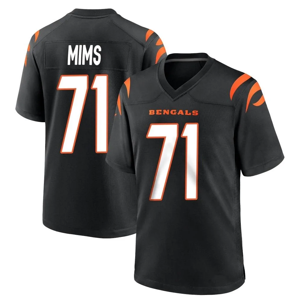 Youth Cincinnati Bengals Amarius Mims Nike Team Color Game Black Jersey Youth Cincinnati Bengals Amarius Mims Nike Team Color Game Black Jersey