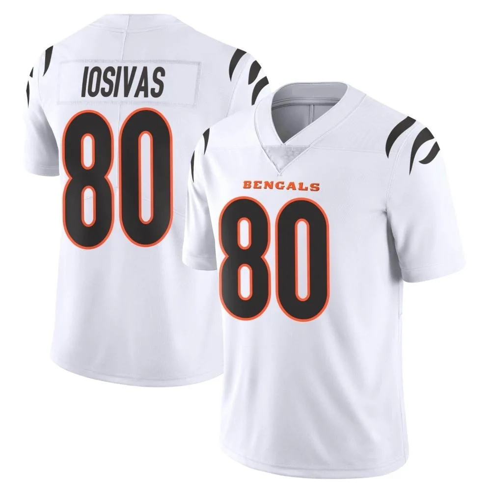Youth Cincinnati Bengals Andrei Iosivas Nike Vapor Untouchable Limited White Jersey Youth Cincinnati Bengals Andrei Iosivas Nike Vapor Untouchable Limited White Jersey