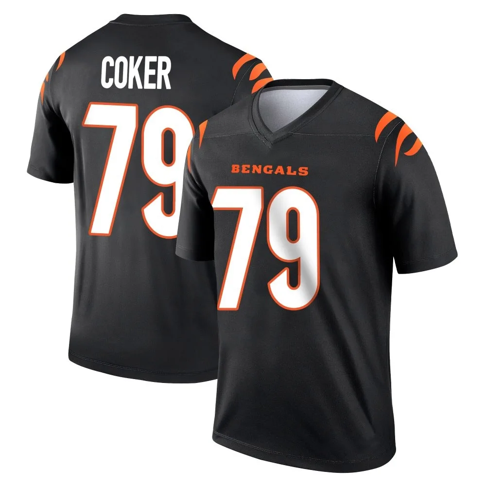 Men's Cincinnati Bengals Andrew Coker Nike Legend Black Jersey Men's Cincinnati Bengals Andrew Coker Nike Legend Black Jersey
