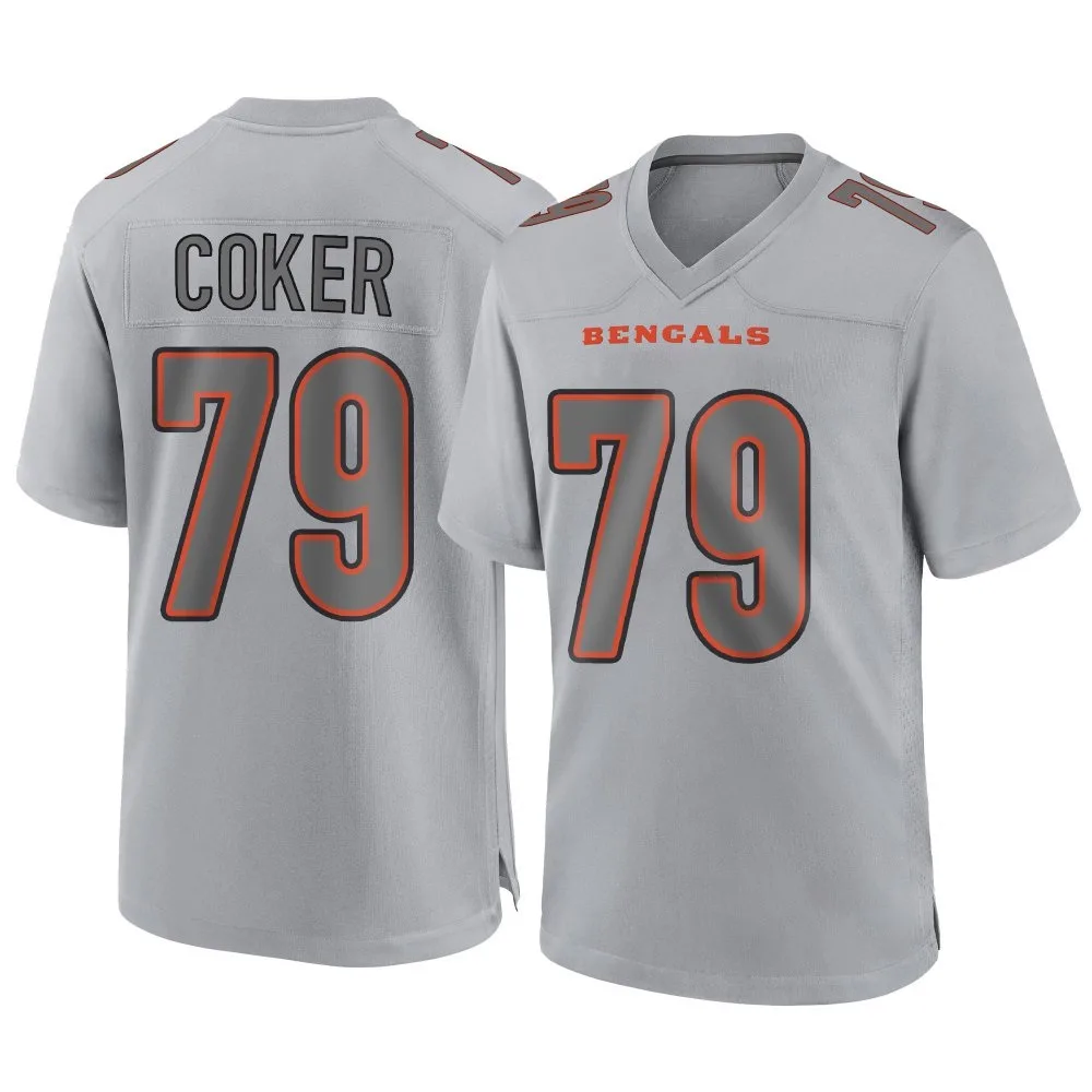 Youth Cincinnati Bengals Andrew Coker Nike Atmosphere Fashion Game Gray Jersey Youth Cincinnati Bengals Andrew Coker Nike Atmosphere Fashion Game Gray Jersey