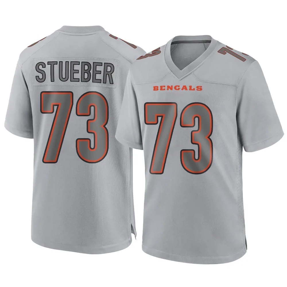 Men's Cincinnati Bengals Andrew Stueber Nike Atmosphere Fashion Game Gray Jersey Men's Cincinnati Bengals Andrew Stueber Nike Atmosphere Fashion Game Gray Jersey
