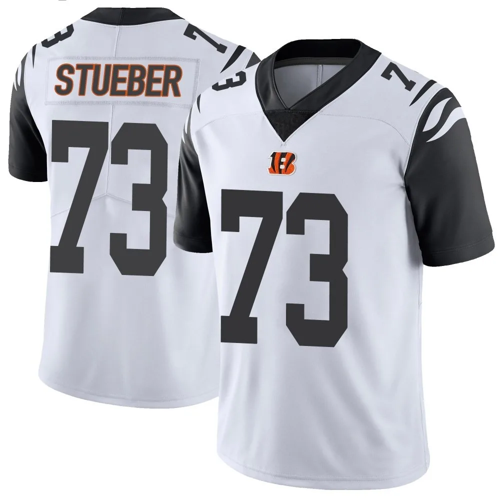 Men's Cincinnati Bengals Andrew Stueber Nike Color Rush Vapor Untouchable Limited White Jersey Men's Cincinnati Bengals Andrew Stueber Nike Color Rush Vapor Untouchable Limited White Jersey