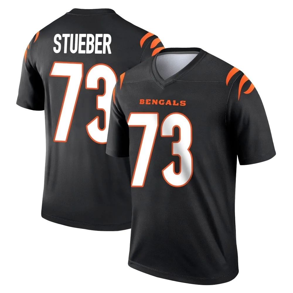 Men's Cincinnati Bengals Andrew Stueber Nike Legend Black Jersey Men's Cincinnati Bengals Andrew Stueber Nike Legend Black Jersey