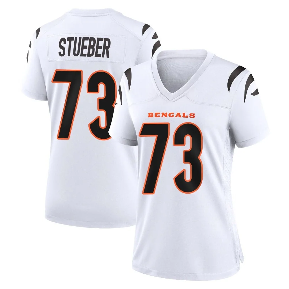 Women's Cincinnati Bengals Andrew Stueber Nike Game White Jersey Women's Cincinnati Bengals Andrew Stueber Nike Game White Jersey