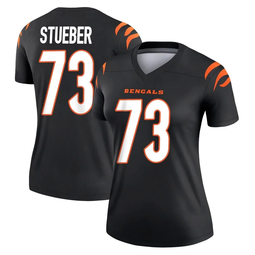 Women's Cincinnati Bengals Andrew Stueber Nike Legend Black Jersey Women's Cincinnati Bengals Andrew Stueber Nike Legend Black Jersey