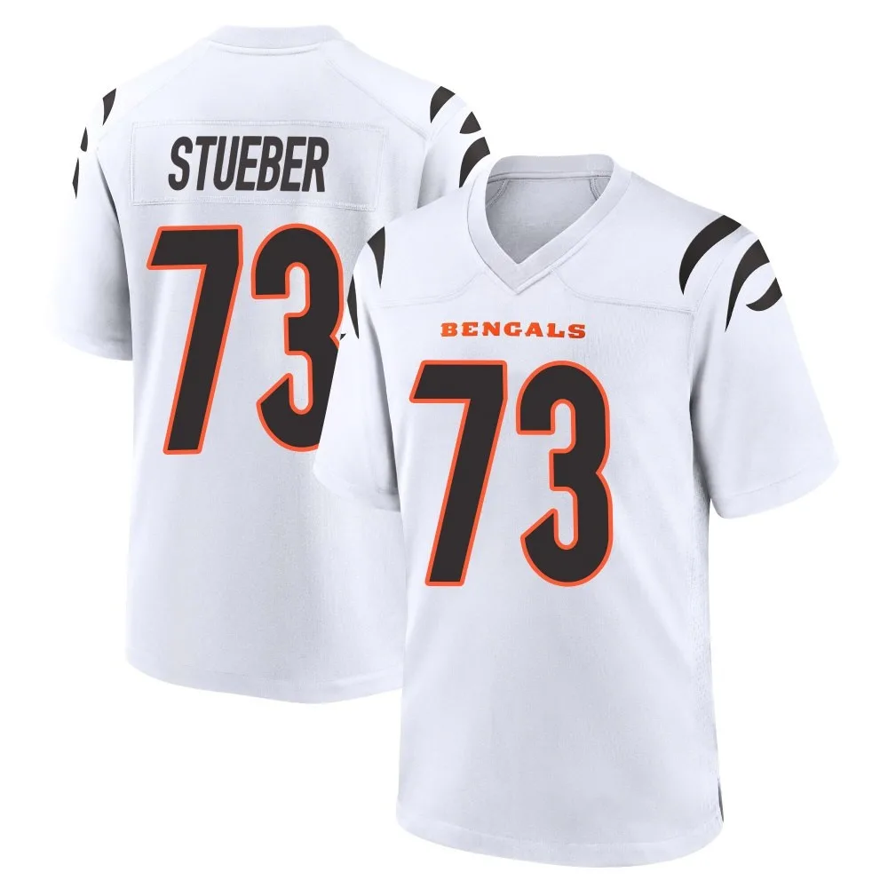 Youth Cincinnati Bengals Andrew Stueber Nike Game White Jersey Youth Cincinnati Bengals Andrew Stueber Nike Game White Jersey