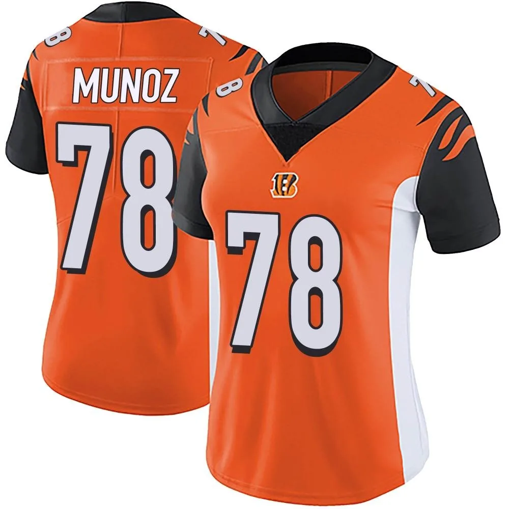 Women's Cincinnati Bengals Anthony Munoz Nike Vapor Untouchable Limited Orange Jersey Women's Cincinnati Bengals Anthony Munoz Nike Vapor Untouchable Limited Orange Jersey