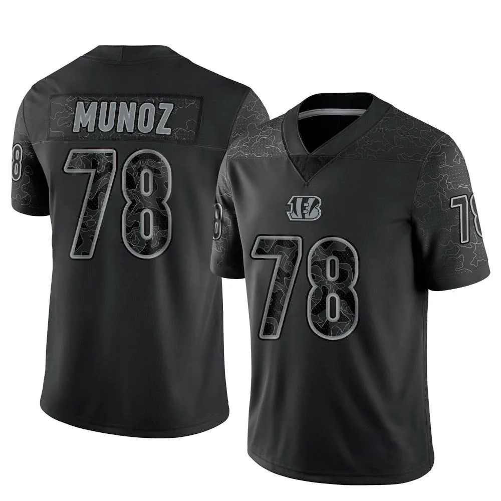 Youth Cincinnati Bengals Anthony Munoz Nike Reflective Limited Black Jersey Youth Cincinnati Bengals Anthony Munoz Nike Reflective Limited Black Jersey