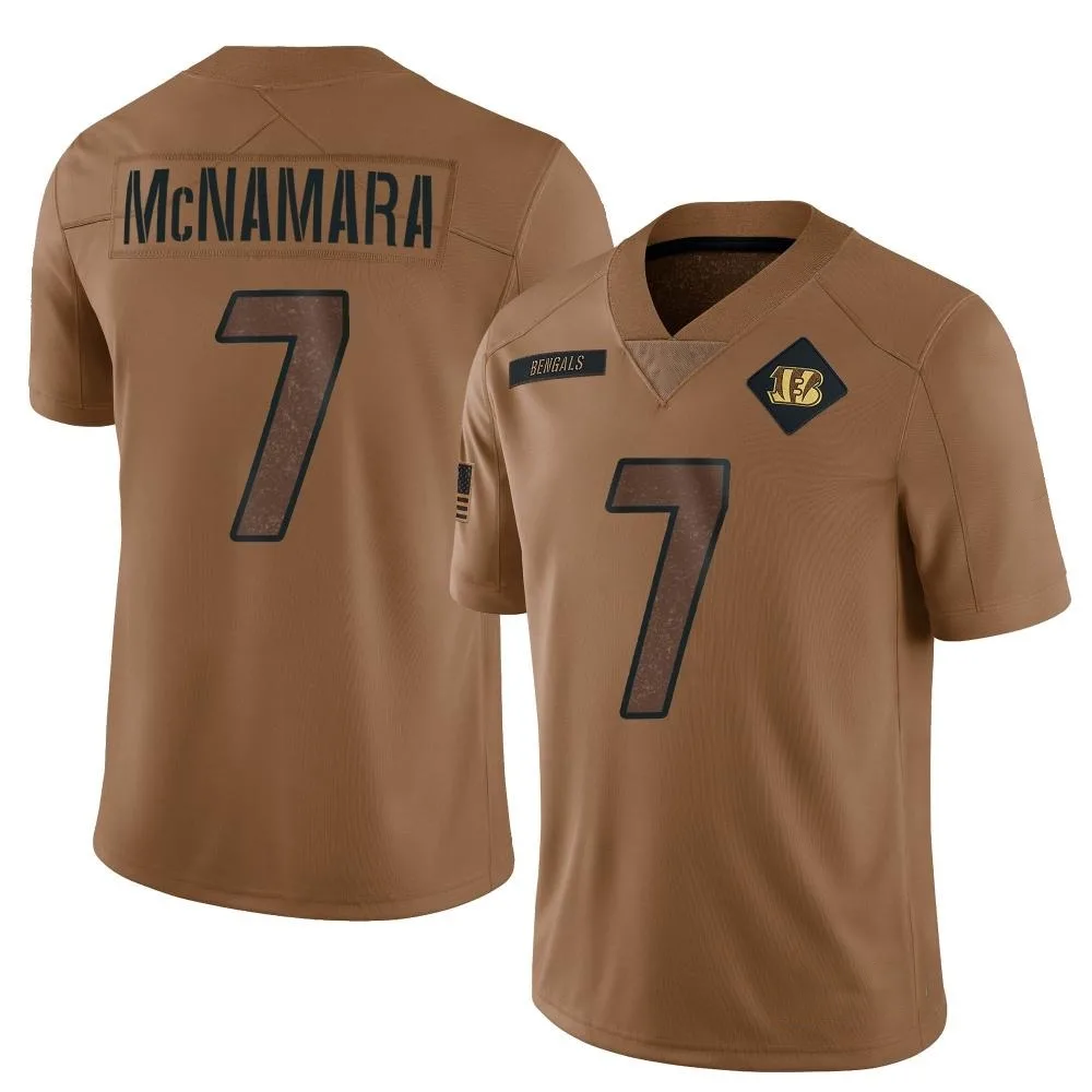 Men's Cincinnati Bengals Austin Mcnamara Nike 2023 Salute To Service Limited Brown Jersey Men's Cincinnati Bengals Austin Mcnamara Nike 2023 Salute To Service Limited Brown Jersey