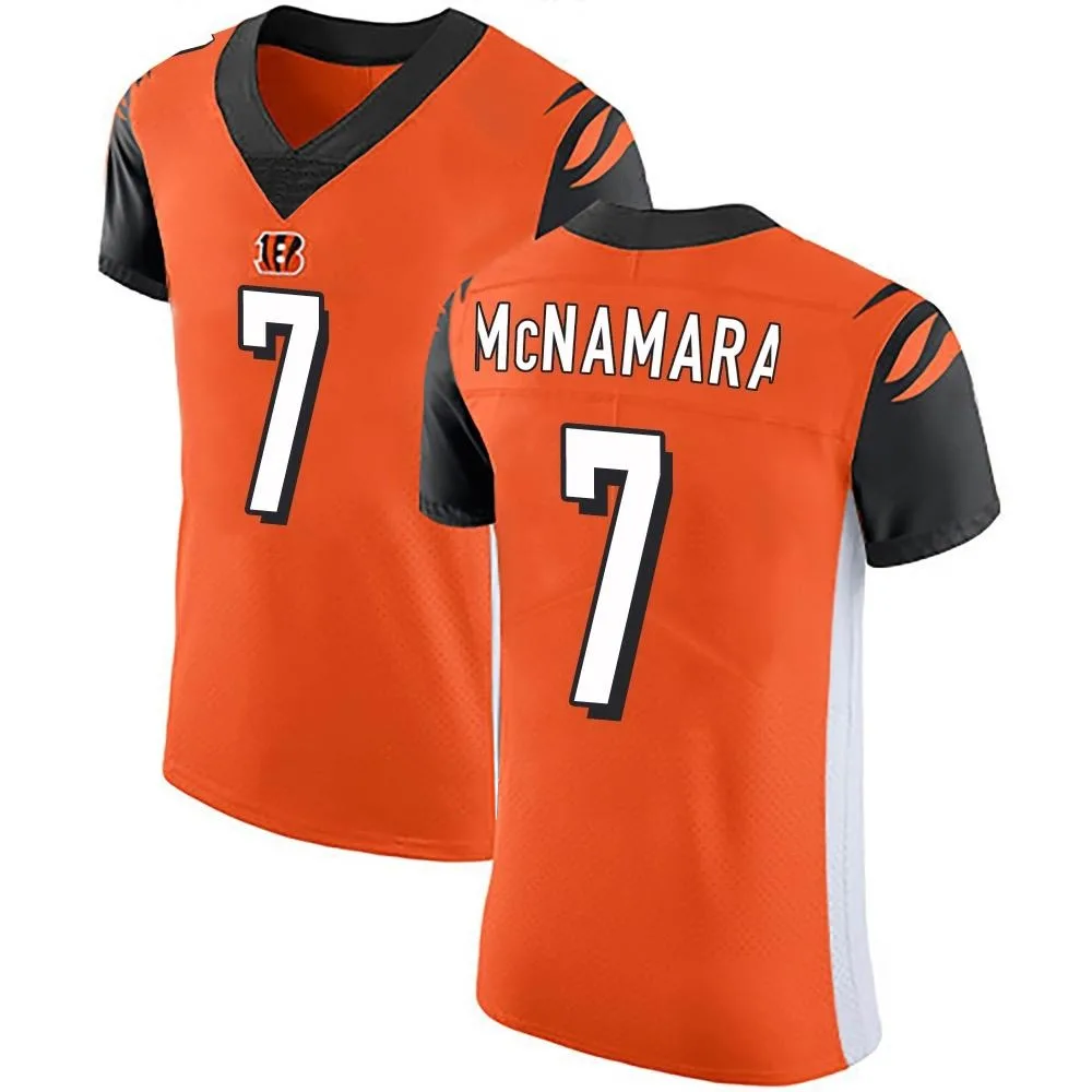 Men's Cincinnati Bengals Austin Mcnamara Nike Alternate Vapor Untouchable Elite Orange Jersey Men's Cincinnati Bengals Austin Mcnamara Nike Alternate Vapor Untouchable Elite Orange Jersey