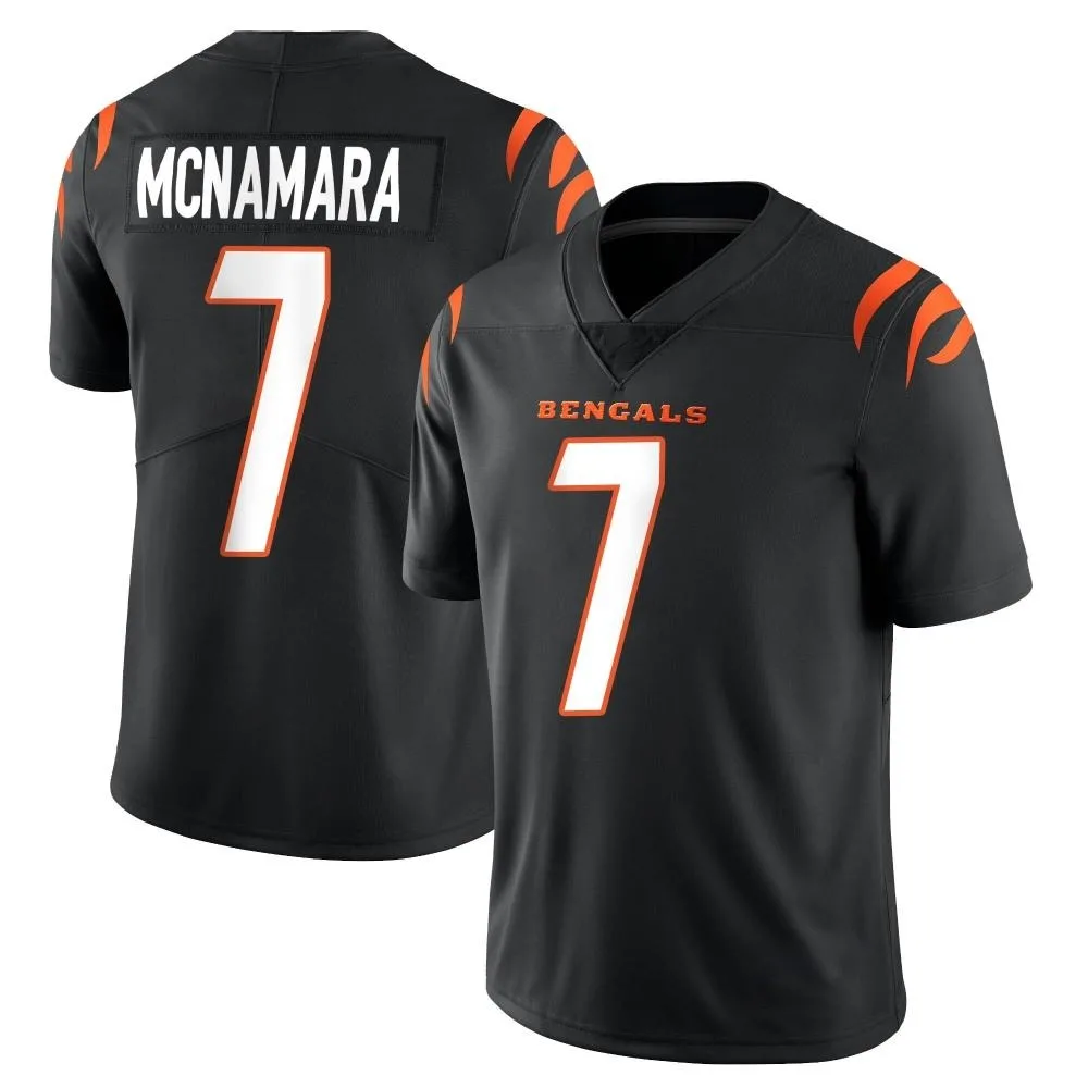 Men's Cincinnati Bengals Austin Mcnamara Nike Team Color Vapor Untouchable Limited Black Jersey Men's Cincinnati Bengals Austin Mcnamara Nike Team Color Vapor Untouchable Limited Black Jersey