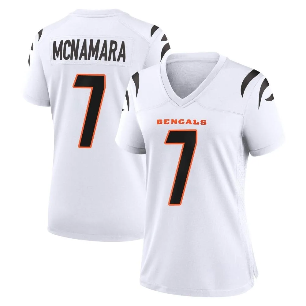 Women's Cincinnati Bengals Austin Mcnamara Nike Game White Jersey Women's Cincinnati Bengals Austin Mcnamara Nike Game White Jersey