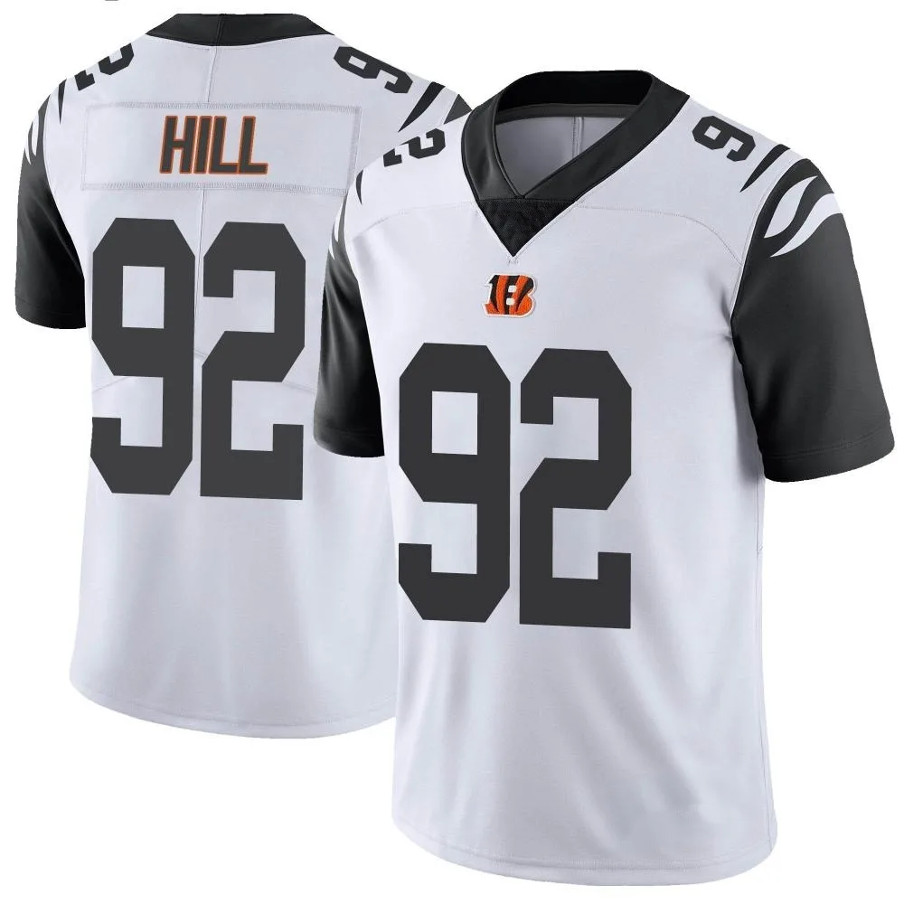 Youth Cincinnati Bengals B.j. Hill Nike Color Rush Vapor Untouchable Limited White Jersey Youth Cincinnati Bengals B.j. Hill Nike Color Rush Vapor Untouchable Limited White Jersey