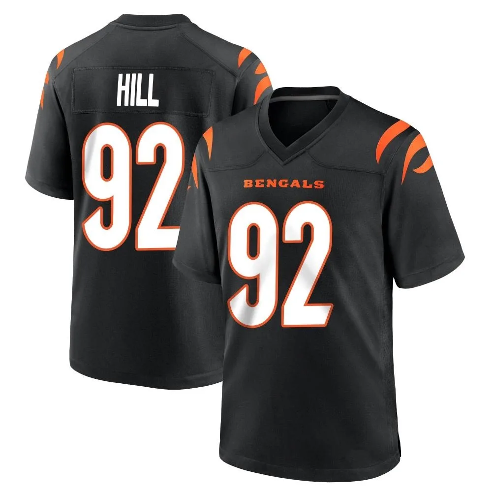 Youth Cincinnati Bengals B.j. Hill Nike Team Color Game Black Jersey Youth Cincinnati Bengals B.j. Hill Nike Team Color Game Black Jersey