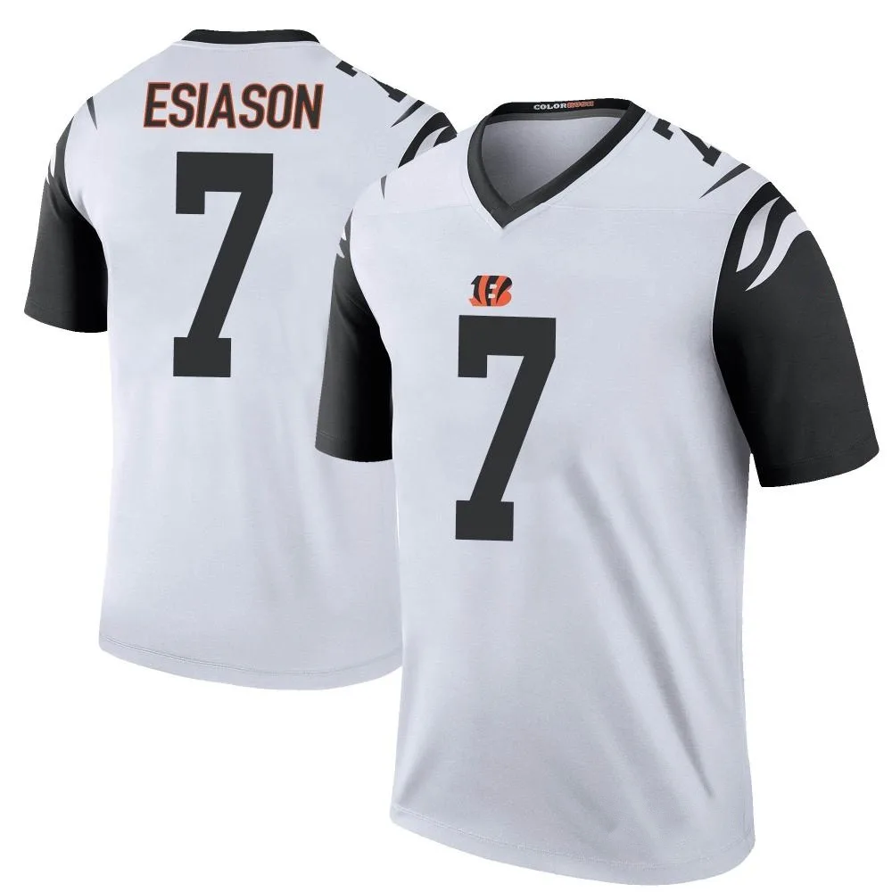 Men's Cincinnati Bengals Boomer Esiason Nike Color Rush Legend White Jersey Men's Cincinnati Bengals Boomer Esiason Nike Color Rush Legend White Jersey