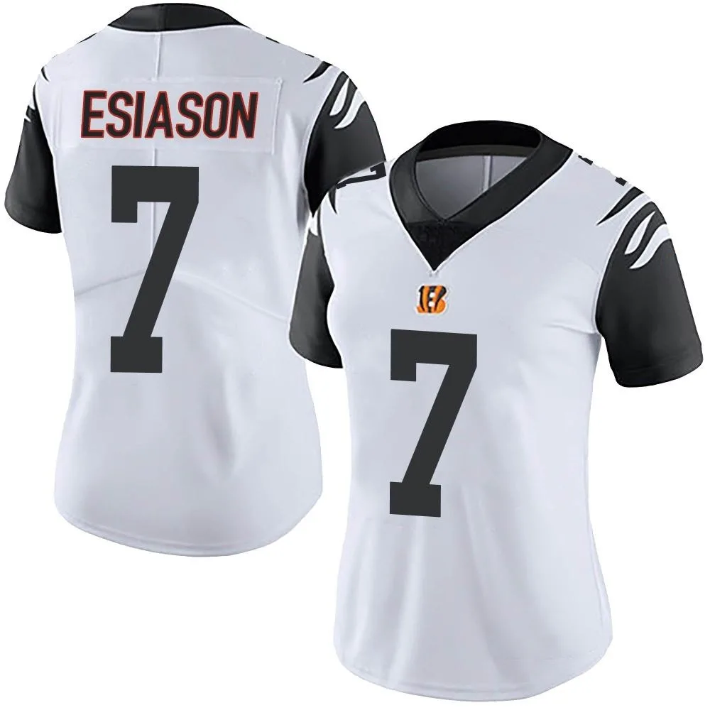 Women's Cincinnati Bengals Boomer Esiason Nike Color Rush Vapor Untouchable Limited White Jersey Women's Cincinnati Bengals Boomer Esiason Nike Color Rush Vapor Untouchable Limited White Jersey