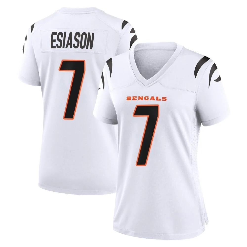 Women's Cincinnati Bengals Boomer Esiason Nike Game White Jersey Women's Cincinnati Bengals Boomer Esiason Nike Game White Jersey