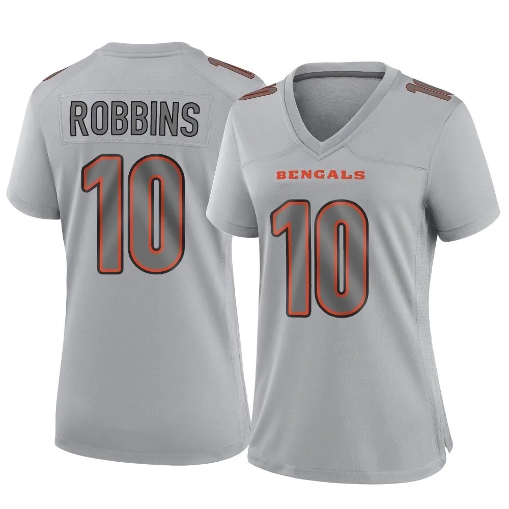 Women's Cincinnati Bengals Brad Robbins Nike Atmosphere Fashion Game Gray Jersey Women's Cincinnati Bengals Brad Robbins Nike Atmosphere Fashion Game Gray Jersey
