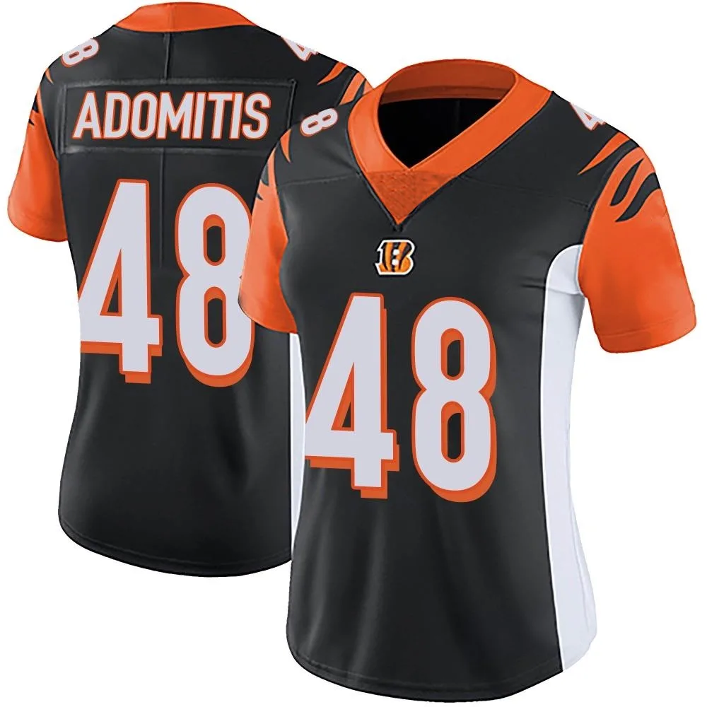 Women's Cincinnati Bengals Cal Adomitis Nike Team Color Vapor Untouchable Limited Black Jersey Women's Cincinnati Bengals Cal Adomitis Nike Team Color Vapor Untouchable Limited Black Jersey