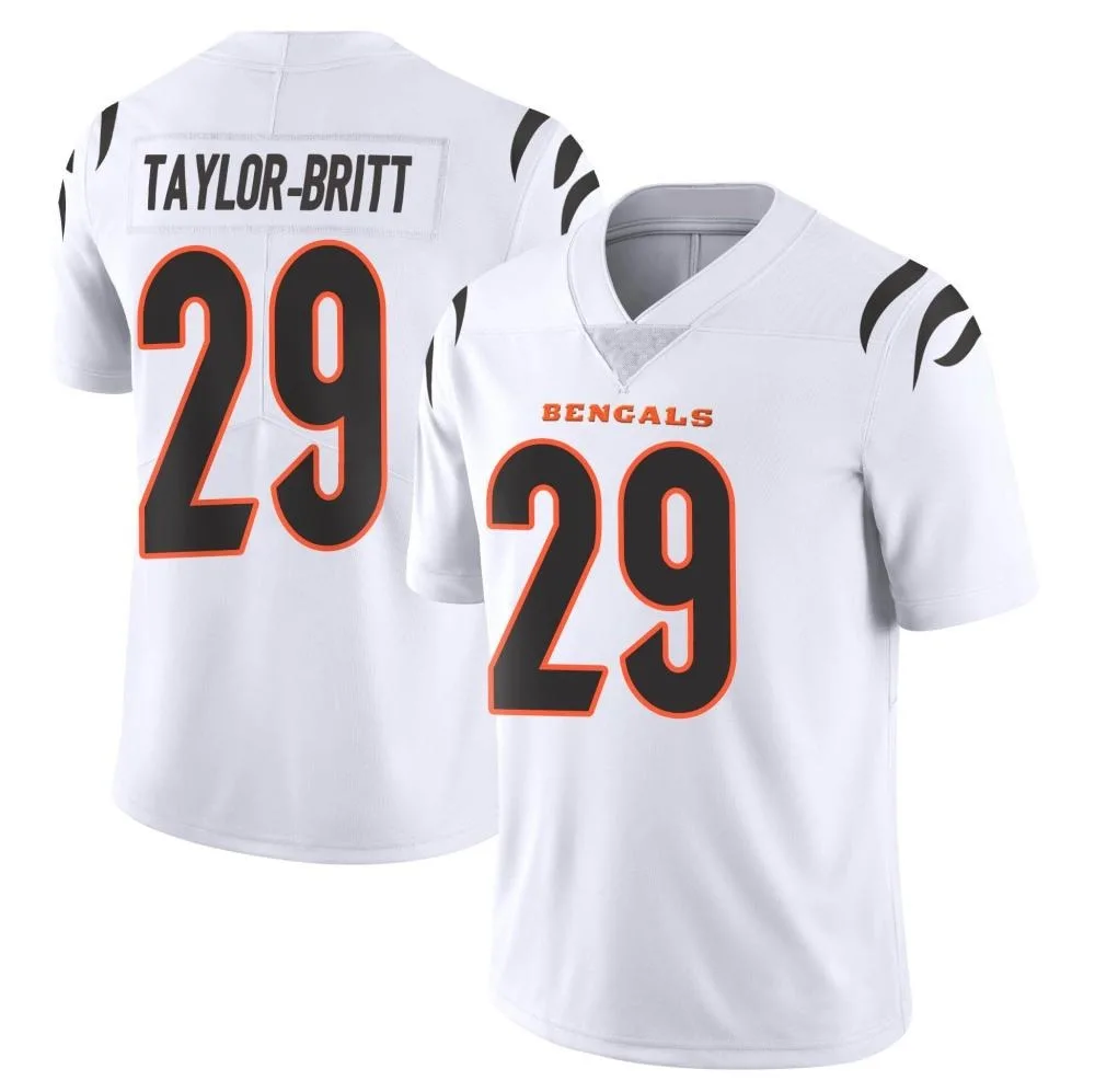 Men's Cincinnati Bengals Cam Taylor-Britt Nike Vapor Untouchable Limited White Jersey Men's Cincinnati Bengals Cam Taylor-Britt Nike Vapor Untouchable Limited White Jersey