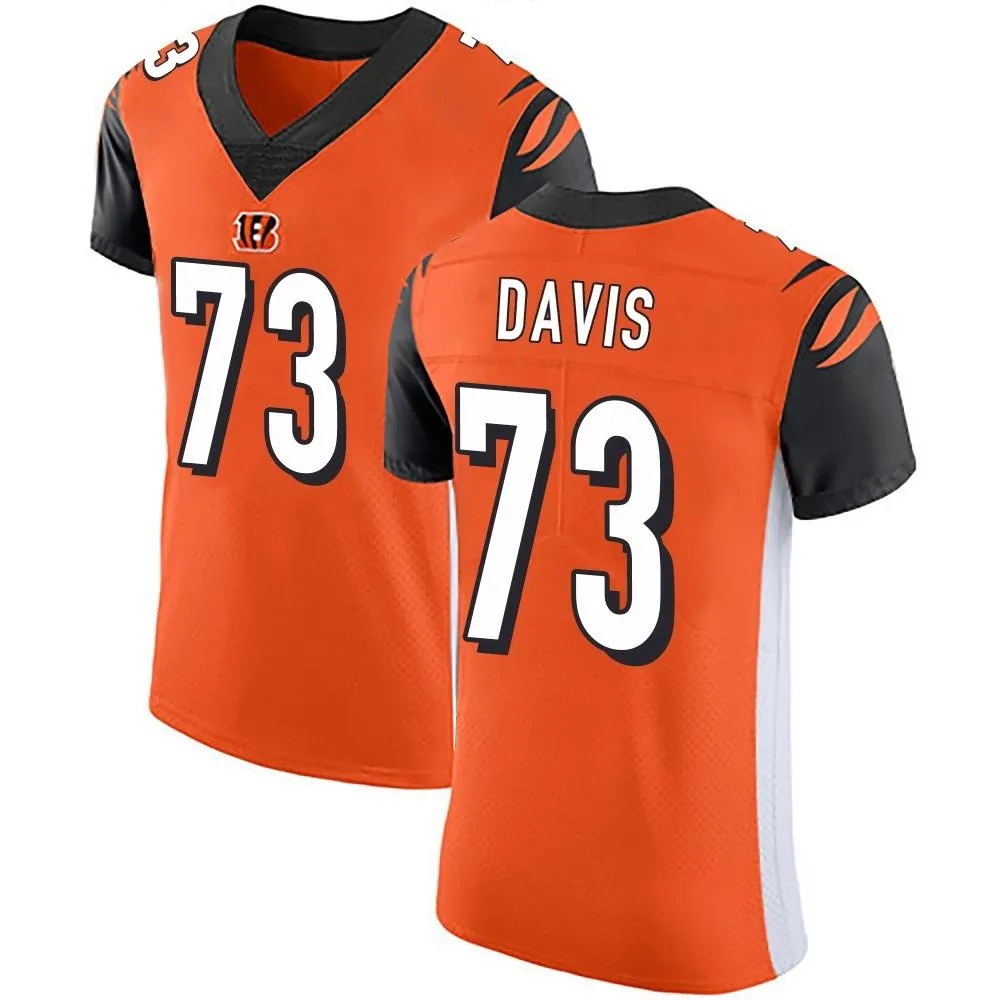 Men's Cincinnati Bengals Carlos Davis Nike Alternate Vapor Untouchable Elite Orange Jersey Men's Cincinnati Bengals Carlos Davis Nike Alternate Vapor Untouchable Elite Orange Jersey