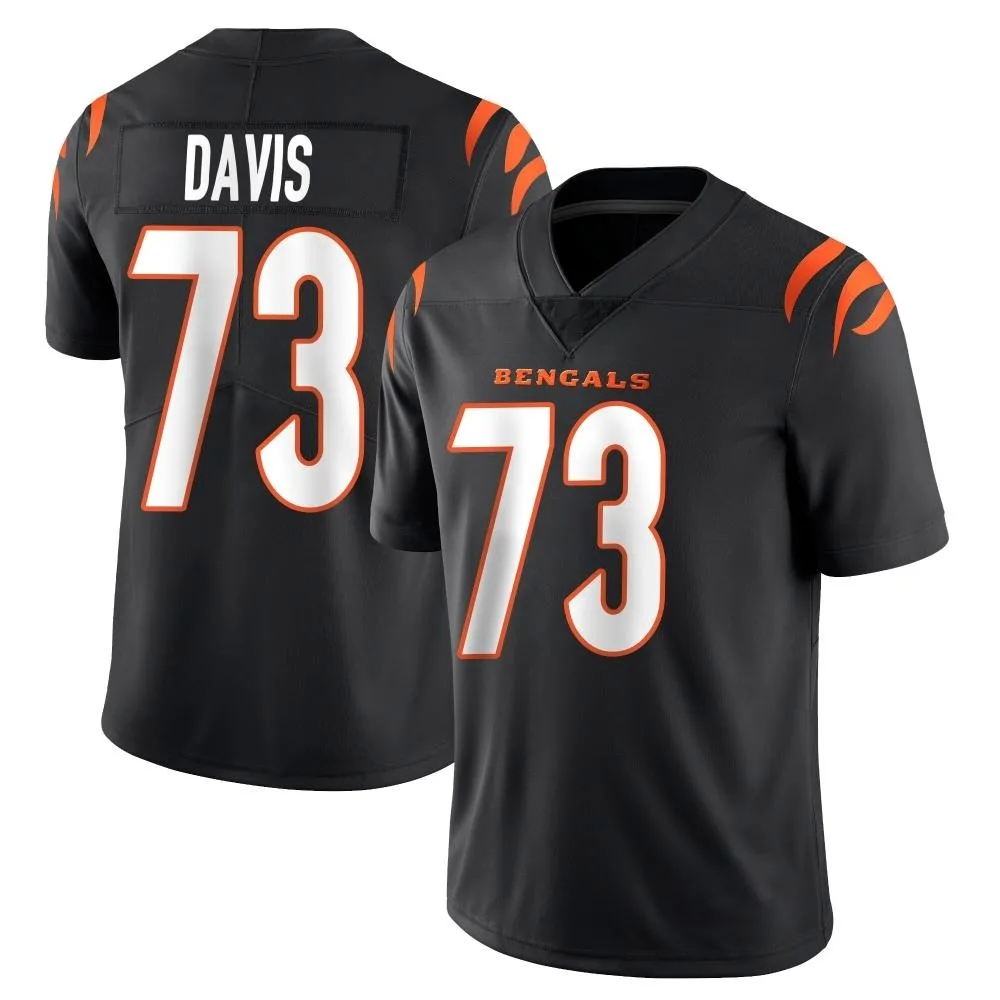 Men's Cincinnati Bengals Carlos Davis Nike Team Color Vapor Untouchable Limited Black Jersey Men's Cincinnati Bengals Carlos Davis Nike Team Color Vapor Untouchable Limited Black Jersey