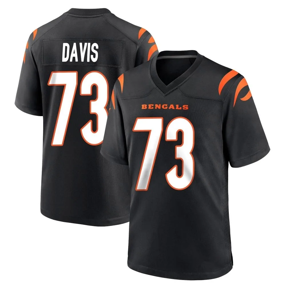 Youth Cincinnati Bengals Carlos Davis Nike Team Color Game Black Jersey Youth Cincinnati Bengals Carlos Davis Nike Team Color Game Black Jersey