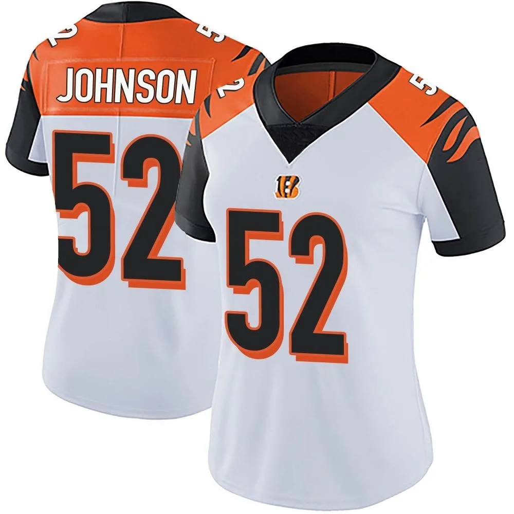 Women's Cincinnati Bengals Cedric Johnson Nike Vapor Untouchable Limited White Jersey Women's Cincinnati Bengals Cedric Johnson Nike Vapor Untouchable Limited White Jersey