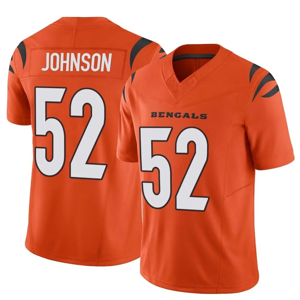 Youth Cincinnati Bengals Cedric Johnson Nike Vapor F.U.S.E. Limited Orange Jersey Youth Cincinnati Bengals Cedric Johnson Nike Vapor F.U.S.E. Limited Orange Jersey