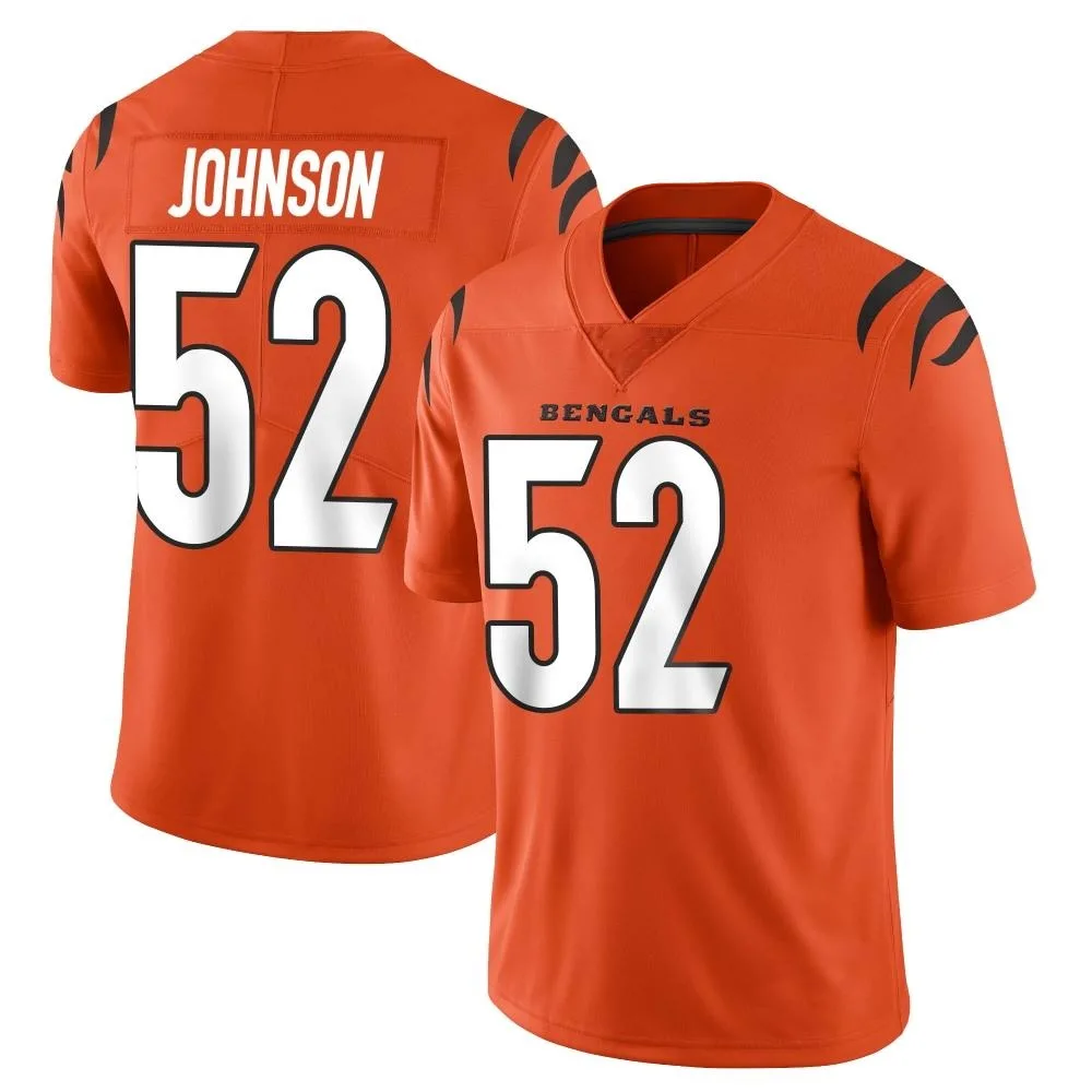 Youth Cincinnati Bengals Cedric Johnson Nike Vapor Untouchable Limited Orange Jersey Youth Cincinnati Bengals Cedric Johnson Nike Vapor Untouchable Limited Orange Jersey