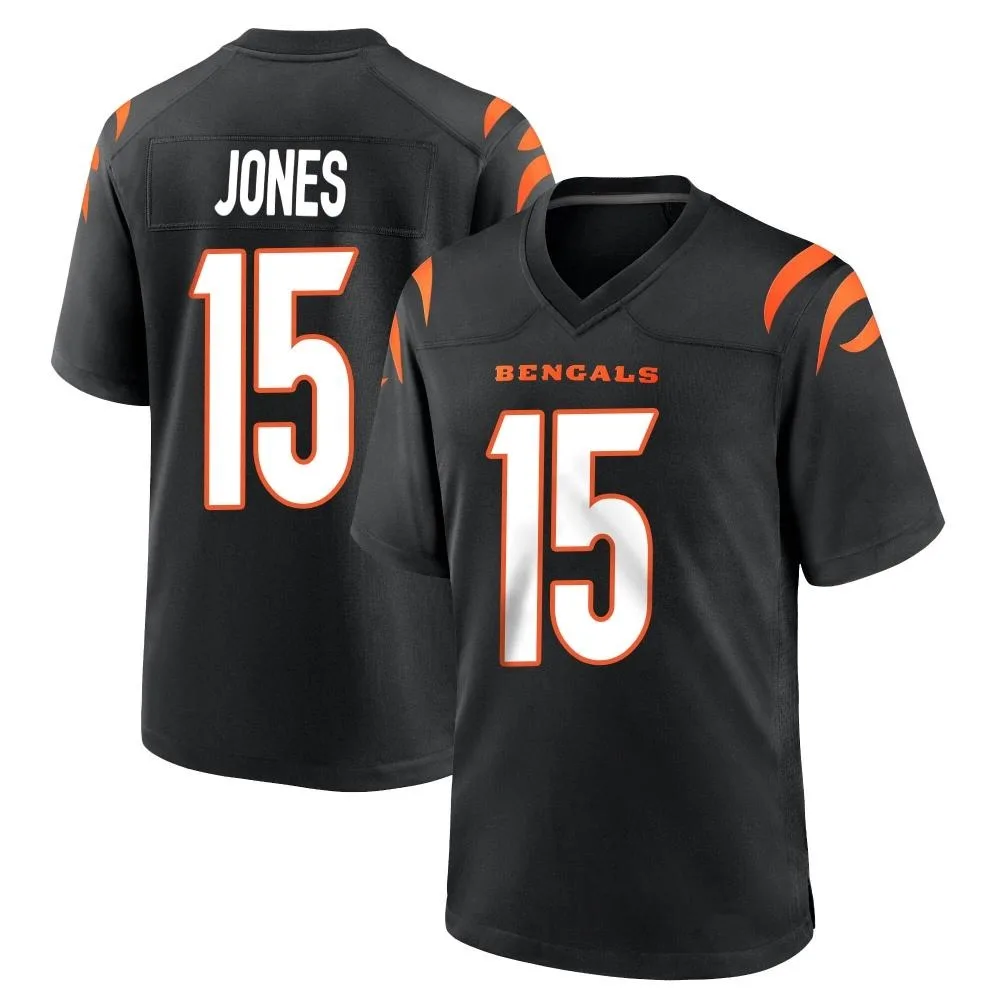 Youth Cincinnati Bengals Charlie Jones Nike Team Color Game Black Jersey Youth Cincinnati Bengals Charlie Jones Nike Team Color Game Black Jersey