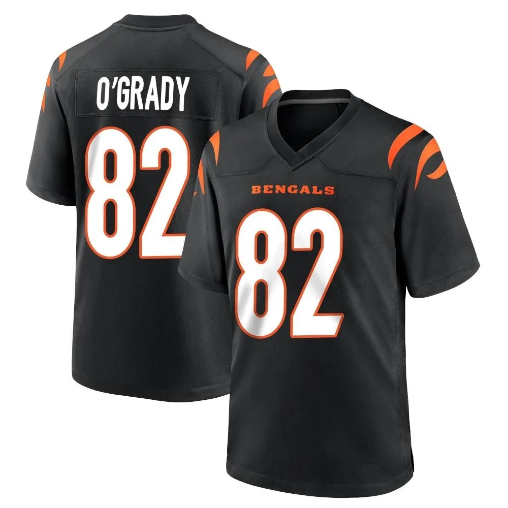 Men's Cincinnati Bengals Cheyenne O'grady Nike Team Color Game Black Jersey Men's Cincinnati Bengals Cheyenne O'grady Nike Team Color Game Black Jersey