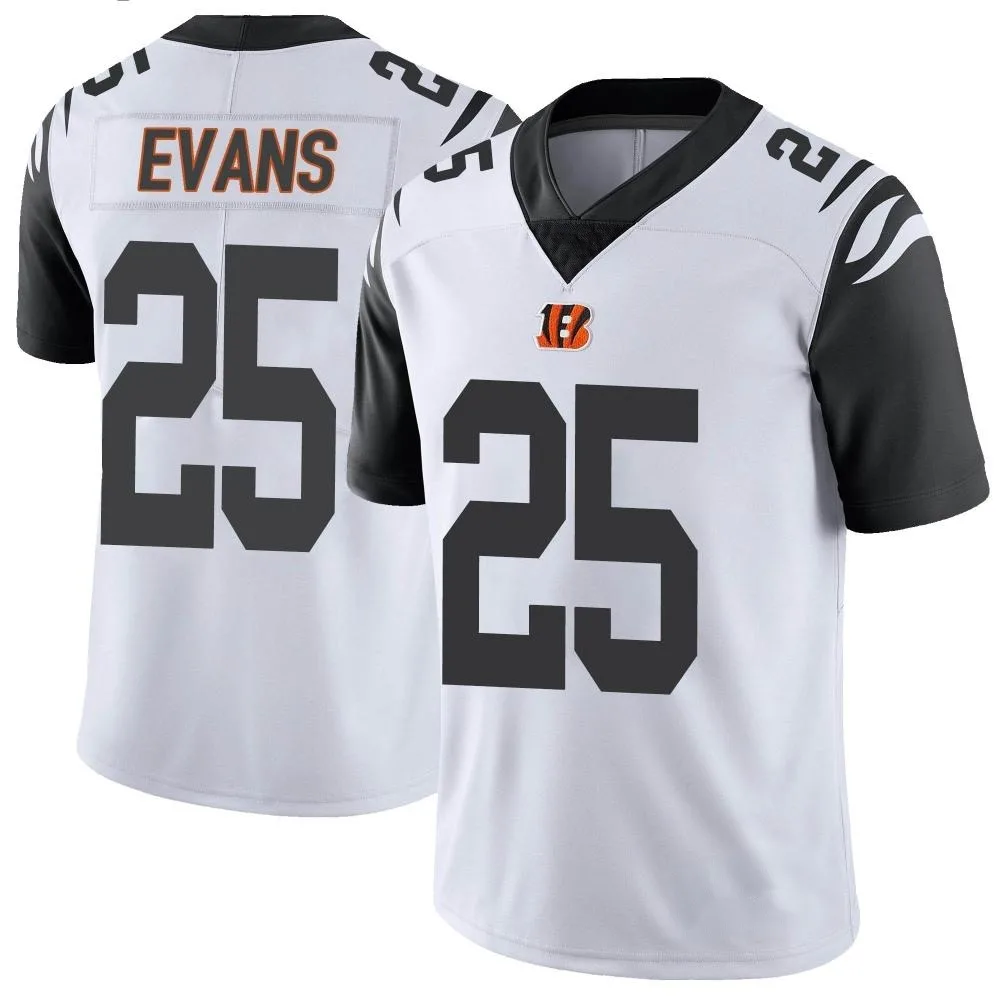 Youth Cincinnati Bengals Chris Evans Nike Color Rush Vapor Untouchable Limited White Jersey Youth Cincinnati Bengals Chris Evans Nike Color Rush Vapor Untouchable Limited White Jersey