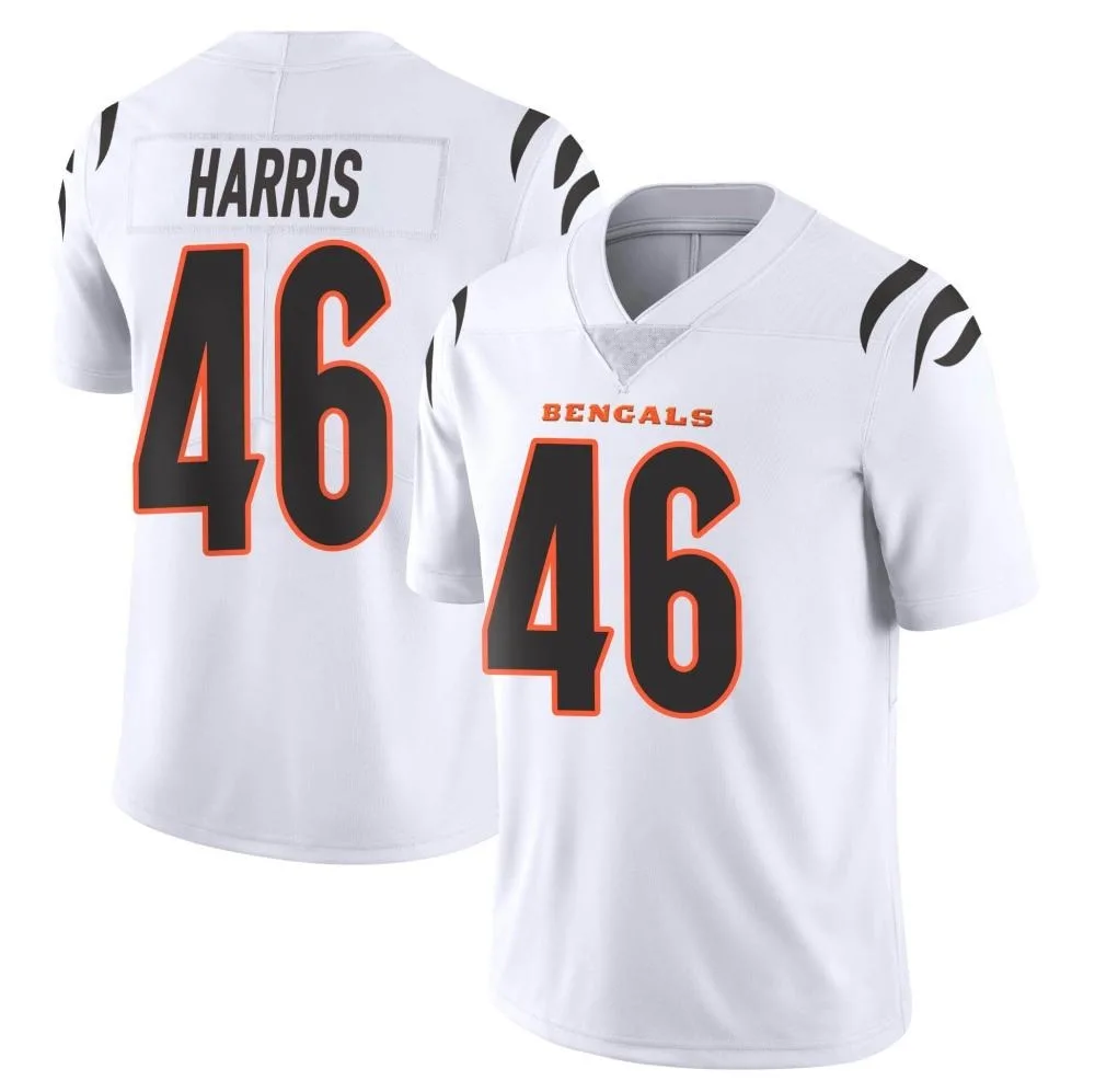 Men's Cincinnati Bengals Clark Harris Nike Vapor Untouchable Limited White Jersey Men's Cincinnati Bengals Clark Harris Nike Vapor Untouchable Limited White Jersey