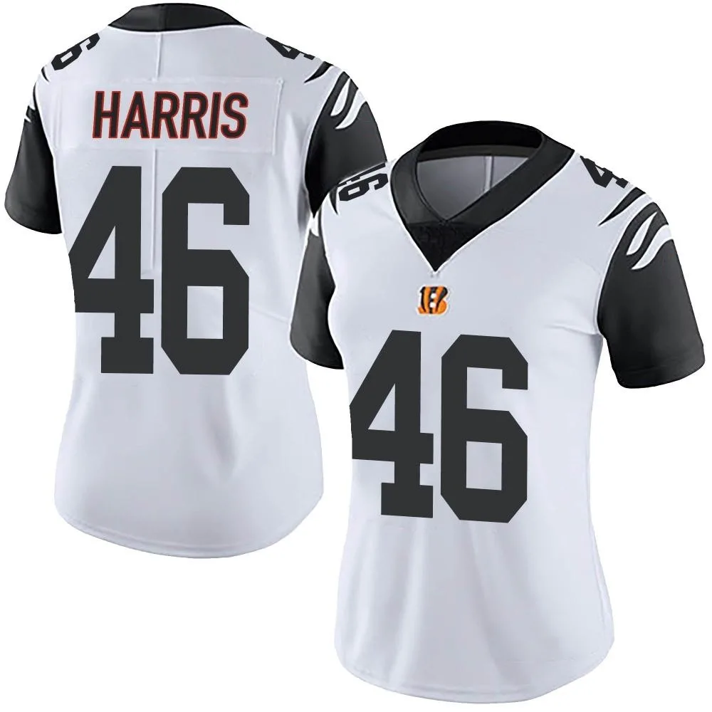 Women's Cincinnati Bengals Clark Harris Nike Color Rush Vapor Untouchable Limited White Jersey Women's Cincinnati Bengals Clark Harris Nike Color Rush Vapor Untouchable Limited White Jersey