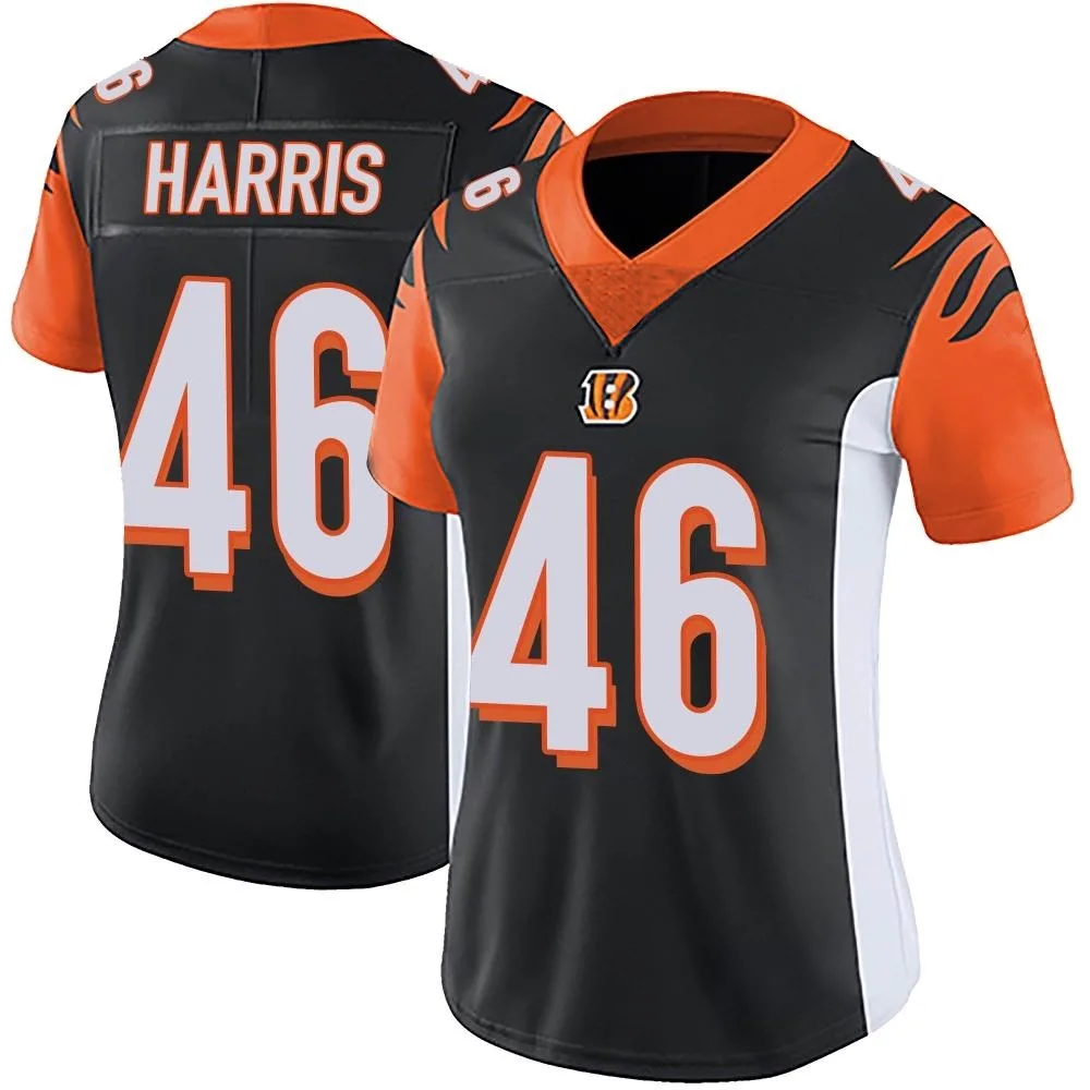 Women's Cincinnati Bengals Clark Harris Nike Team Color Vapor Untouchable Limited Black Jersey Women's Cincinnati Bengals Clark Harris Nike Team Color Vapor Untouchable Limited Black Jersey